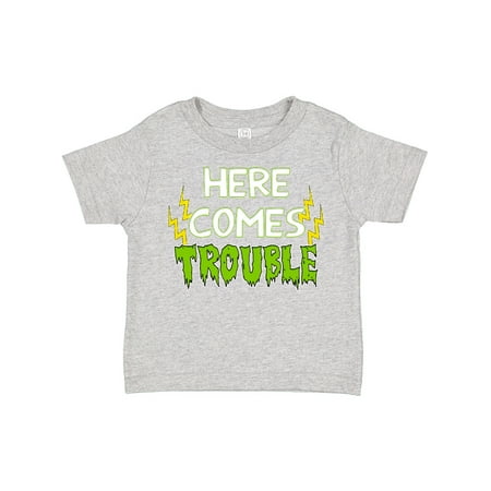 

Inktastic Here Comes Trouble Gift Toddler Boy or Toddler Girl T-Shirt