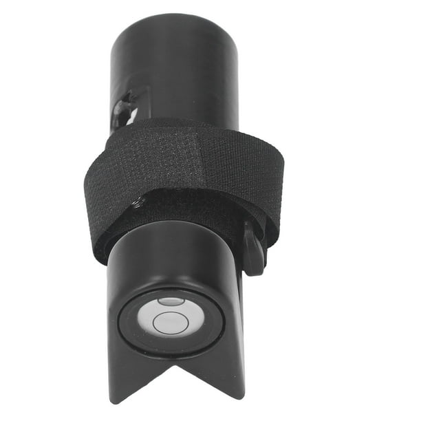 Nivel De Varilla De Grado Ajustable, Instrumento De Medición De Nivel De Burbuja De Regla De Torre De Aluminio Para Poste De 1-1,25 Pulgadas