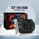 thumbnail image 4 of Tarjeta GráFica GeForce GT740 2GB GDDR3 128 Bit 993MHz 1250MHz 28 Nm PCle X16 2.0 VGA+HD+DVI Tarjeta de Video, 4 of 10