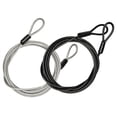 thumbnail image 2 of 2X 100CM/3.3Ft Long Travel Security Cable Lock,Braided Steel Coated Safety Cable Luggage Lock,Safety Cable Wire Rope, 2 of 8