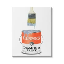 Stupell Industries Fashion Pop Diamond P. Can Designer Soup Red, 24 x 30, Design by Amanda Greenwood