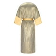 thumbnail image 4 of Women Wear Sequin Cardigan Bat Sleeve Party Holiday Dress V Neck Sequin Long Evening Dress Cardigans Dress plus Size Kimonos for Women S Cardigan Hoodie Sweaters for Women plus Size Thick Cardigan, 4 of 5