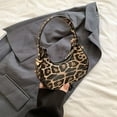 thumbnail image 4 of BadPiggies Women Hobo Bag Leopard Print Mini Crescent Handbag Vintage PU Leather Purse - Khaki, 4 of 8