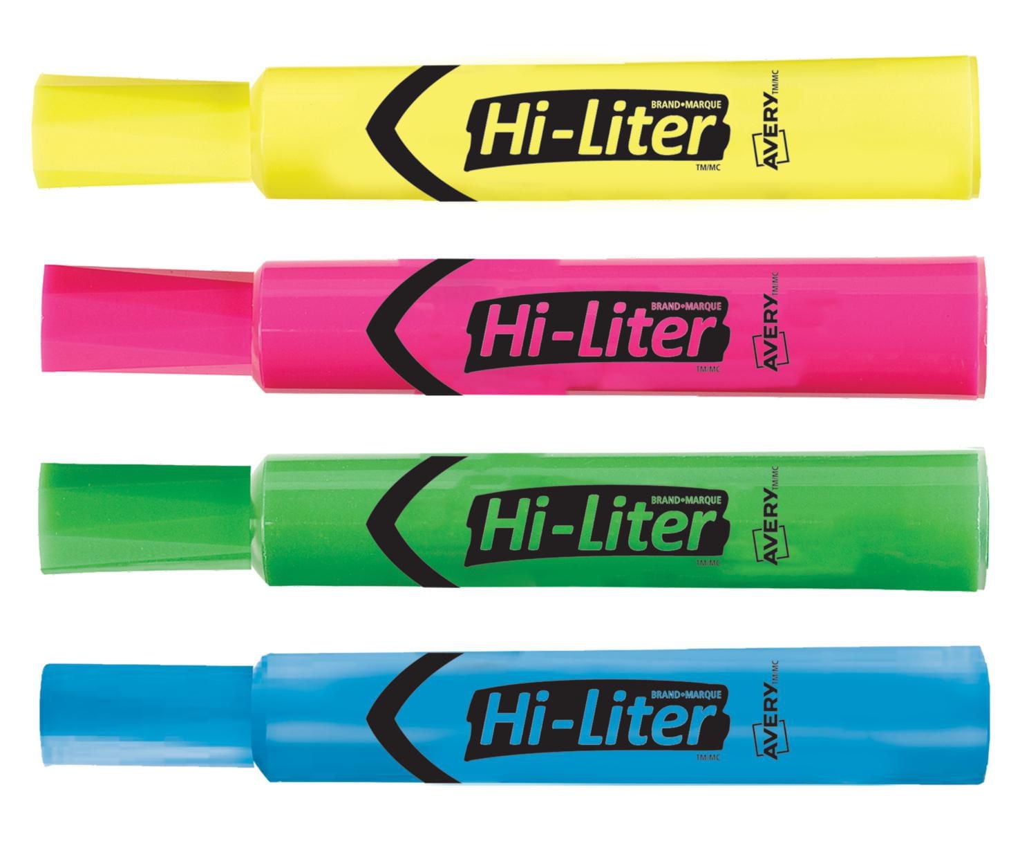 Avery® HI-LITER® Surligneur modèle bureau