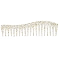 thumbnail image 1 of Peignes à dents larges sans manche, peigne démêlant pour cheveux, grand peigne de salon pour shampoing, pour hommes et femmes, transparent, 1 of 4