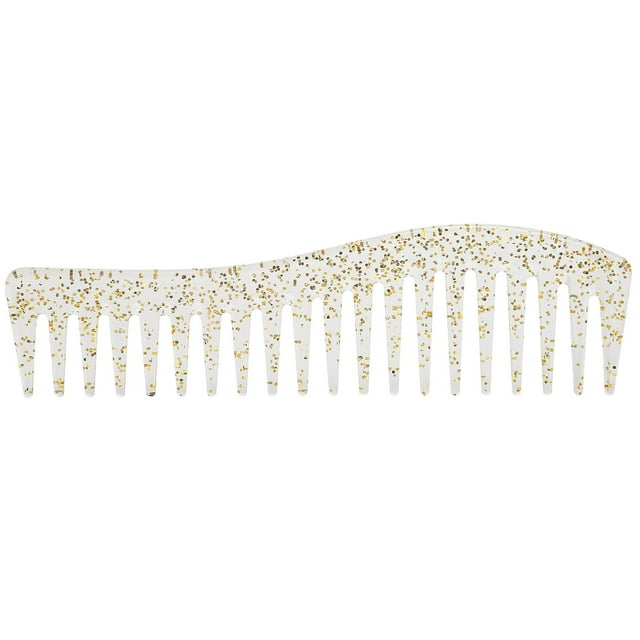 Peignes à dents larges sans manche, peigne démêlant pour cheveux, grand peigne de salon pour shampoing, pour hommes et femmes, transparent