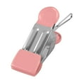 thumbnail image 1 of Dipped Plastic Pants Clip Seamless Drying Stainless Steel Pants Rack Windproof Small Clip Fixed Clothes Clip Household Strong Metal Clothes Drying, 1 of 3