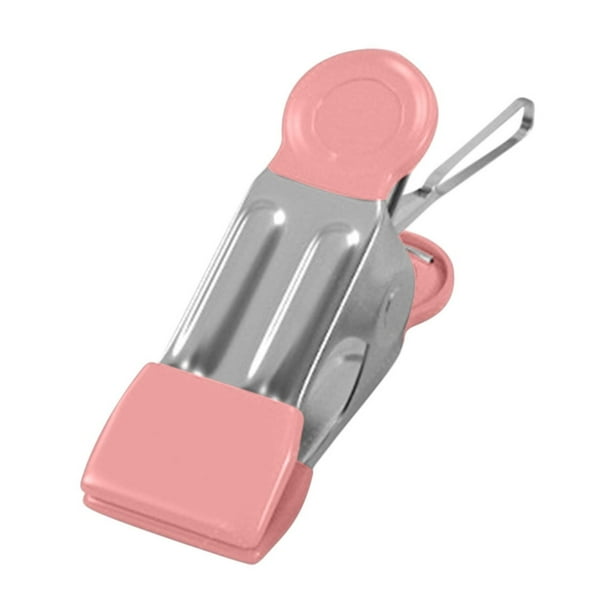 Pinza para pantalones de plástico sumergida, sin costuras, de acero inoxidable, resistente al viento, pequeña, fija, para el hogar, de metal resistente, para secar ropa.