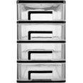 thumbnail image 1 of FYBTOF Storage Drawer, 4 Layers Plastic Drawers Multifunctional Desktop Storage Box Storage Containers Small Drawers Organizer for Home, Office, Sundries Holder Plastic Storage Bins-3319, 1 of 5