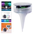 thumbnail image 4 of 16 RGB Cambio de color Luz de piscina subacuática IP68 RGB LED Cambio de color Lámpara de luz de piscina subacuática para estanques de acuarios Decora Bateria cargada Soledad Luz de piscina, 4 of 7