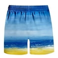 thumbnail image 3 of DIOAZUD Mens Big and Tall Shorts Drawstring Elastic Waisted Swim Trunks Quick Dry Bathing Suit Summer Hawaiian Beach Pants Mens Swimming Trunks Swimsuit Swim Trunks Men, 3 of 4