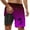 Dark Purple, variant on Mens Swim Trunks With Compresssion Liner Inseam Bathing Suit With Pockets Board Shorts Men's Swim Shorts Dark Green XL