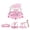 Pink, variant on Portable Baby Walker for 6-18 Months | One-Touch Foldable Design with Non-Slip Wheels, 9-Stage Height Adjustment, Black