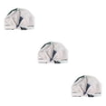 thumbnail image 2 of sweethay Ducha Gorros de baño Estampado de flores Impermeable Reutilizable Lazo elástico Grueso Turbante ajustable Sombrero universal Type1 NO1, 2 of 6