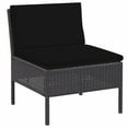 thumbnail image 3 of OnlineGymShop CB21385 23.6 x 23.6 x 13.8 in. Outdoor Furniture Set, Black, 3 of 3