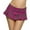 Hot Pink, variant on Nnhblu Womens Fashion Club Low-Waisted Lattice Mini Skirt Mini Skirt Leather Skirt Pink