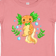 thumbnail image 4 of Inktastic Cute Orange and Green Axolotl Boys or Girls Baby T-Shirt, 4 of 5