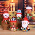 thumbnail image 2 of Bolsa de regalo de tarro de dulces de Navidad, decoraciones navideñas para el hogar, botella de almacenamiento de Papá Noel, soporte para regalos de Navidad para niños, Año Nuevo 2024, 2 of 4