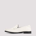 thumbnail image 4 of Saint Laurent Leather Pearl Loafers White (Women's), 4 of 6