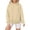 Khaki Tops for Women, variant on Olyvenn Womens Cropped Hoodies Casual Loose Fit Hooded Sweatshirts Cute Fashion Solid Side Slit Drawstring Pullover Tops Light Blue 4