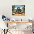 thumbnail image 5 of Lsque Forest Meditating Gorilla Print Wall Art – Decorative Picture for Living Room, Bedroom, and Office (Horizontal), 5 of 6