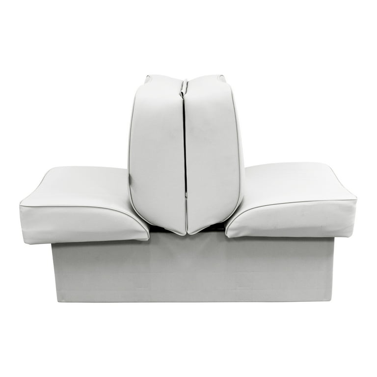 Wise Deluxe Series Boat Lounge Seat, White, Fold-Down