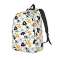 thumbnail image 1 of Saiise Cute Elephant Print Laptop Backpack - Adjustable Shoulder Straps, Water-Resistant, Large Capacity, Stylish Design, Unisex for School, Office, Travel-Small, 1 of 5