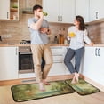 thumbnail image 6 of Tropical Palm Trees Anti Fatigue Mats for Kitchen Floor,Set of 2 Non Skid Washable Waterproof Anti Kitchen Floor Mats for Kitchen Office Laundry Room Bathroom (19"x27"+19"x47") Home Decor, 6 of 7