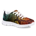 thumbnail image 2 of Pzuqiu Snake Print Girls Tennis Shoes Size 12 Little Kid Breathable Mesh Sneakers Lace Up Comfy Walking Shoes Outdoor Athletic Shoes Lightweight, 2 of 7