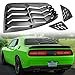 thumbnail image 3 of CUMART 2008-2023 Rear+Side Window Louver Windshield Sun Shade Cover ABS Black Compatible with Dodge Challenger 2008 2009 2010 2011 2012 2013 2014 2015 2016 2017 2018 2019 2020 2021 2022 2023, 3 of 4