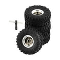 thumbnail image 3 of Ensemble de 4 Jantes de Roues Pneus de Camion RC pour Pièces de Voiture RC 1/18 bronze, 3 of 9