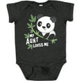 thumbnail image 3 of Inktastic My Aunt Loves Me Cute Panda Boys or Girls Baby Bodysuit, 3 of 5