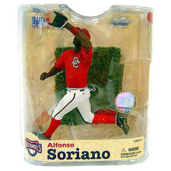 McFarlane MLB Sports Picks Series 21 Alfonso Soriano Action Figure [Red Nationals Jersey Variant]