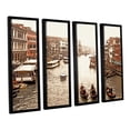 thumbnail image 2 of ArtWall Linda Parker "3 Gondolas — Venice" 4-Piece Floater-framed Canvas Set, 2 of 2