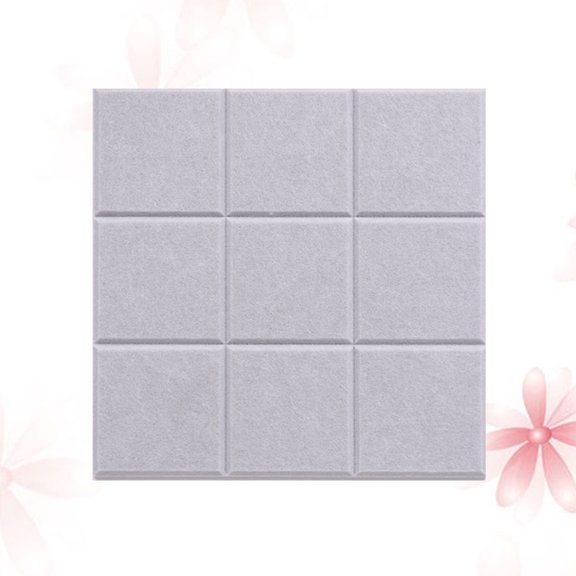WHAMVOX  4 Pcs Photo Display Board Nine-grid Message Square Wall Sticker Felt Material