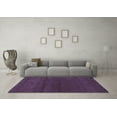 thumbnail image 3 of Ahgly Company Machine Washable Indoor Square Abstract Blue Modern Area Rugs, 7' Square, 3 of 4