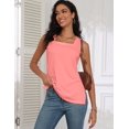 thumbnail image 6 of Zeagoo Womens Casual Tank Top Basic Solid Flowy Tank Tops Square Neck Sleeveless Lightweight Summer Tops, 6 of 6