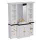 thumbnail image 2 of Mueble de lavabo en miniatura BRI para casa de muñecas 1/12 color blanco, 2 of 7