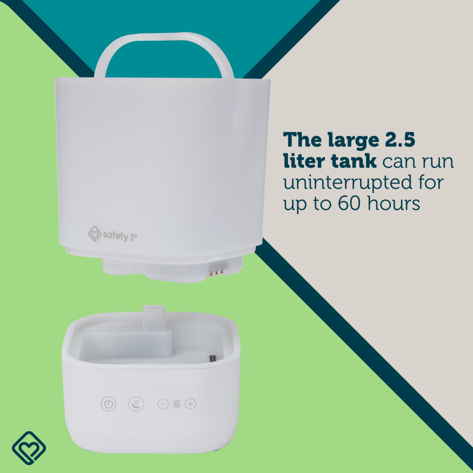 Safety 1st Comforting Cool Mist Top-Fill Humidifier, White
