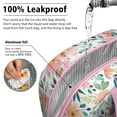 thumbnail image 5 of Lunch Bag Lunch Box for Women Reusable Insulated Lunch Cooler Bags,Large Capacity for Work Travel Picnic,Water-Resistant Pioneer Colorful Floral Lunch Tote Bag Gifts for Woman Mom Pink, 5 of 6