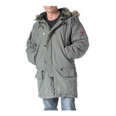 UF Vintage N-3B Parka Jacket, Mens Coat Size L - image 2 of 2