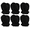 Black, variant on Infant-Toddler Soft And Warm Fleece Mittens 6-Pack (Color 12-24M)