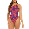 thumbnail image 5 of Floenr Bathing Suit for Women,Women's Sexy Colorful Tie-Dye Printed One-Piece Swimwear Swimsuit, 5 of 9