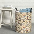 thumbnail image 6 of Honeii Marine Birds And Coastal Lighthouse Print Laundry Hamper Basket,Baby Nursery Woven Storage Basket for Toys Bin,Pillows,Blankets,Clothes-Small, 6 of 6