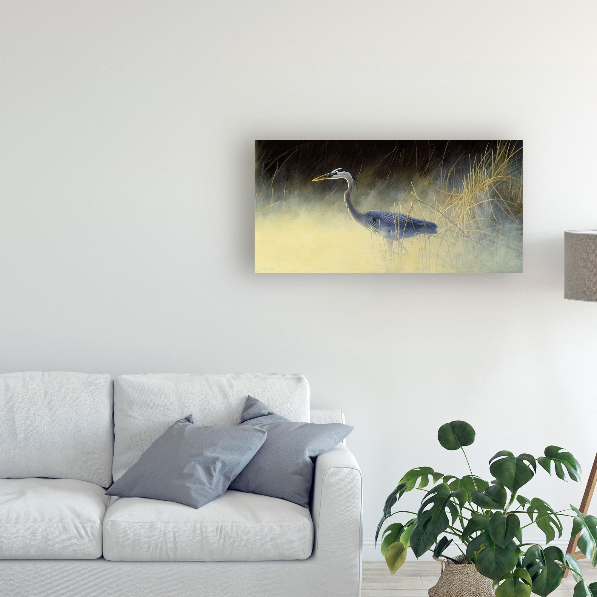 Trademark Fine Art 'Fishing The Mist' Canvas Art by Michael Budden