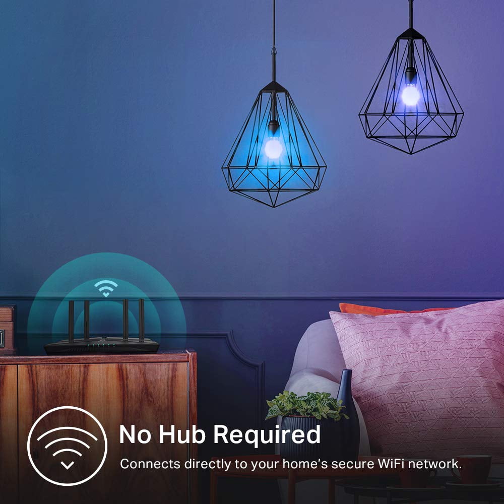 TP-Link Accessory KL125P4 Kasa Smart Wi-Fi Light Bulb Multicolor 4-Pack Retail