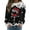 Red, variant on Besolor Christmas Sweatshirts for Women Printed Crewneck Long Sleeve Graphic Blouse Casual Loose Xmas Pullover Tops
