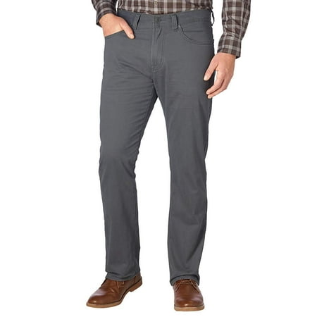 Kirkland Signature Mens Standard fit 5-Pocket Pants (Storm Grey, 38W x 30L)