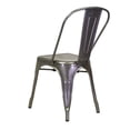 thumbnail image 3 of Durable Tolix Roch Gunmetal Dining Chair – Sleek Metal Side Chair for Restaurants and Modern Spaces, 3 of 3