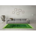 thumbnail image 3 of Ahgly Company Indoor Round Oriental Green Modern Area Rugs, 8' Round, 3 of 4